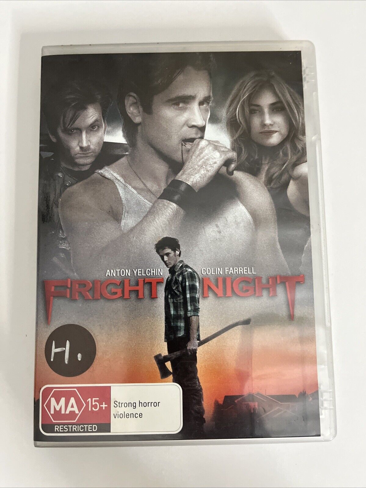 Fright Night (DVD, 2011) Colin Farrell, David Tennant, Toni Collette Region 4