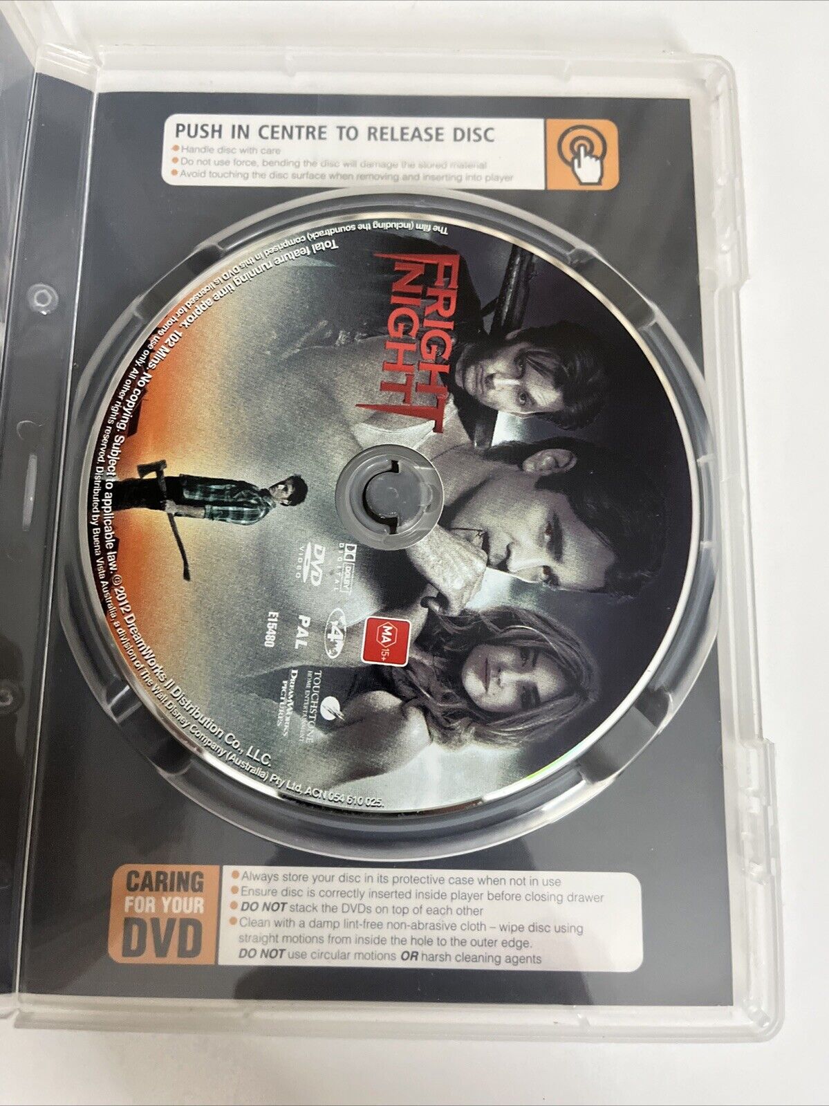 Fright Night (DVD, 2011) Colin Farrell, David Tennant, Toni Collette Region 4
