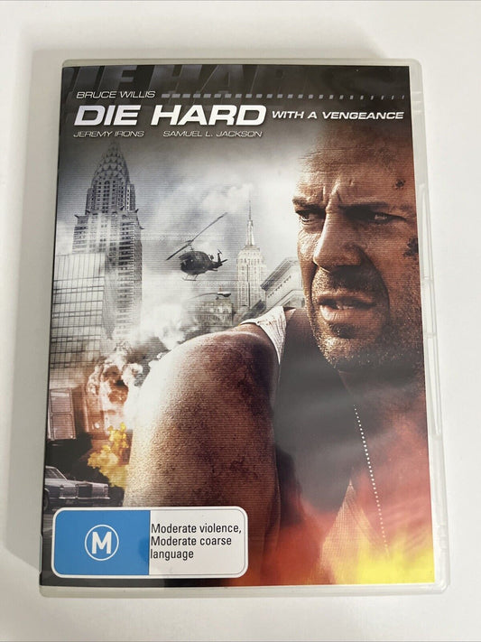 Die Hard With A Vengeance (DVD, 1995) Samuel L. Jackson, Bruce Willis Region 4