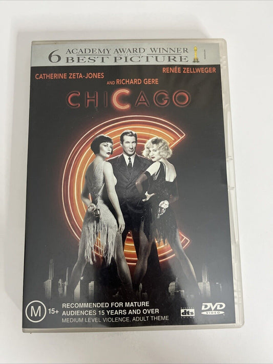Chicago (DVD, 2002) Richard Gere, Renee Zellweger, Catherine Zeta Jones Region 4