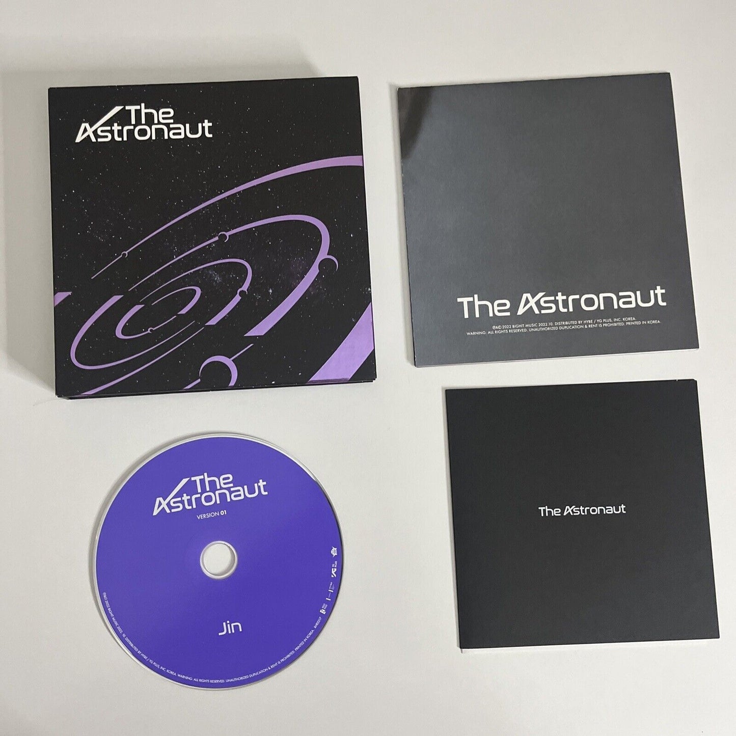 BTS Jin: The Astronaut [Purple Version] (CD, 2022) K-Pop