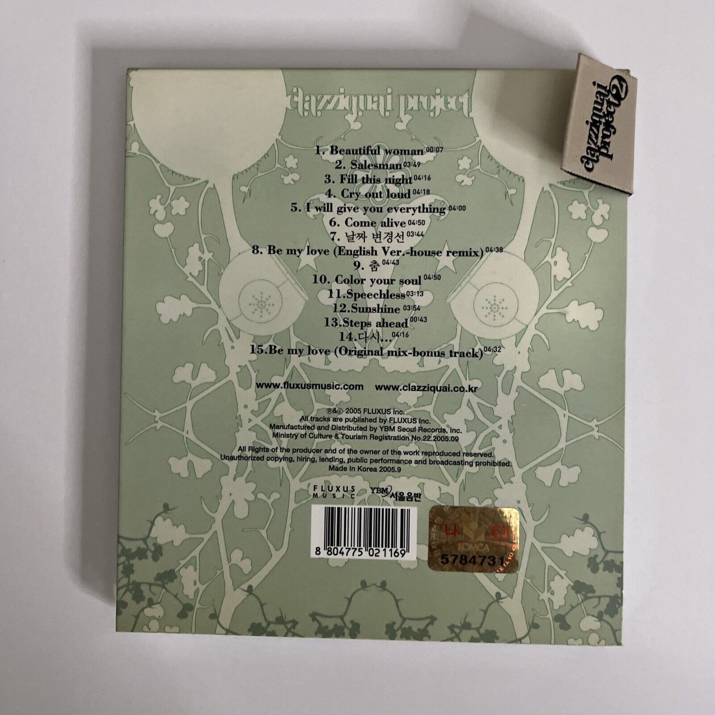 Color Of Your Soul: Clazziquai Project V2 (CD, 2005) Digipak