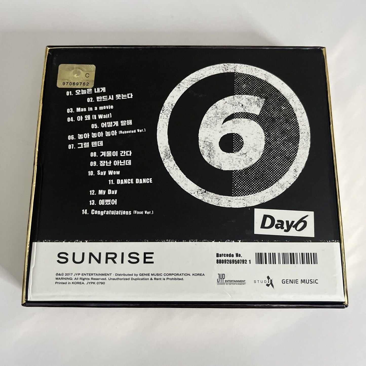 Sunrise by Day6 (CD, 2017) K-Rock  K-pop Album