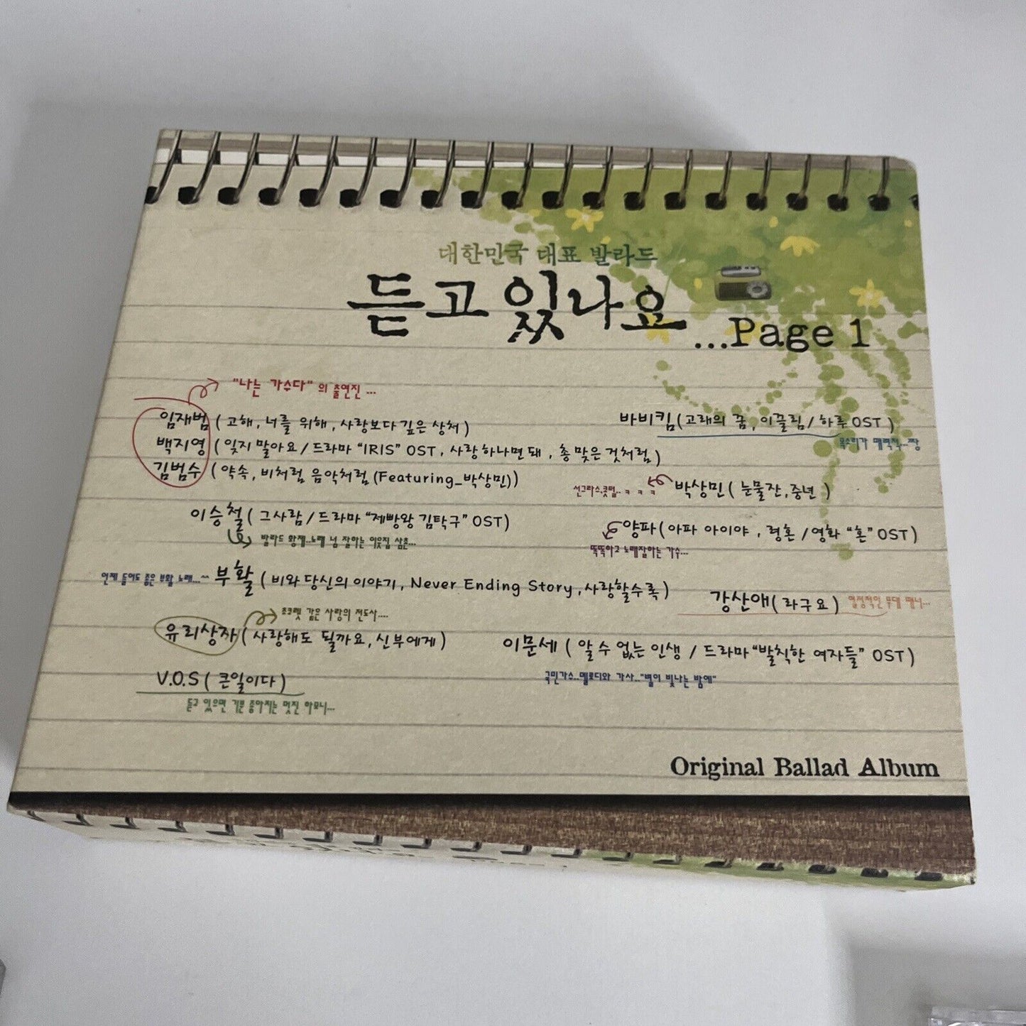 Are you listening PAGE 1 (CD, 2011, 3-Discs) Album Classic Korean K-Pop Ballads