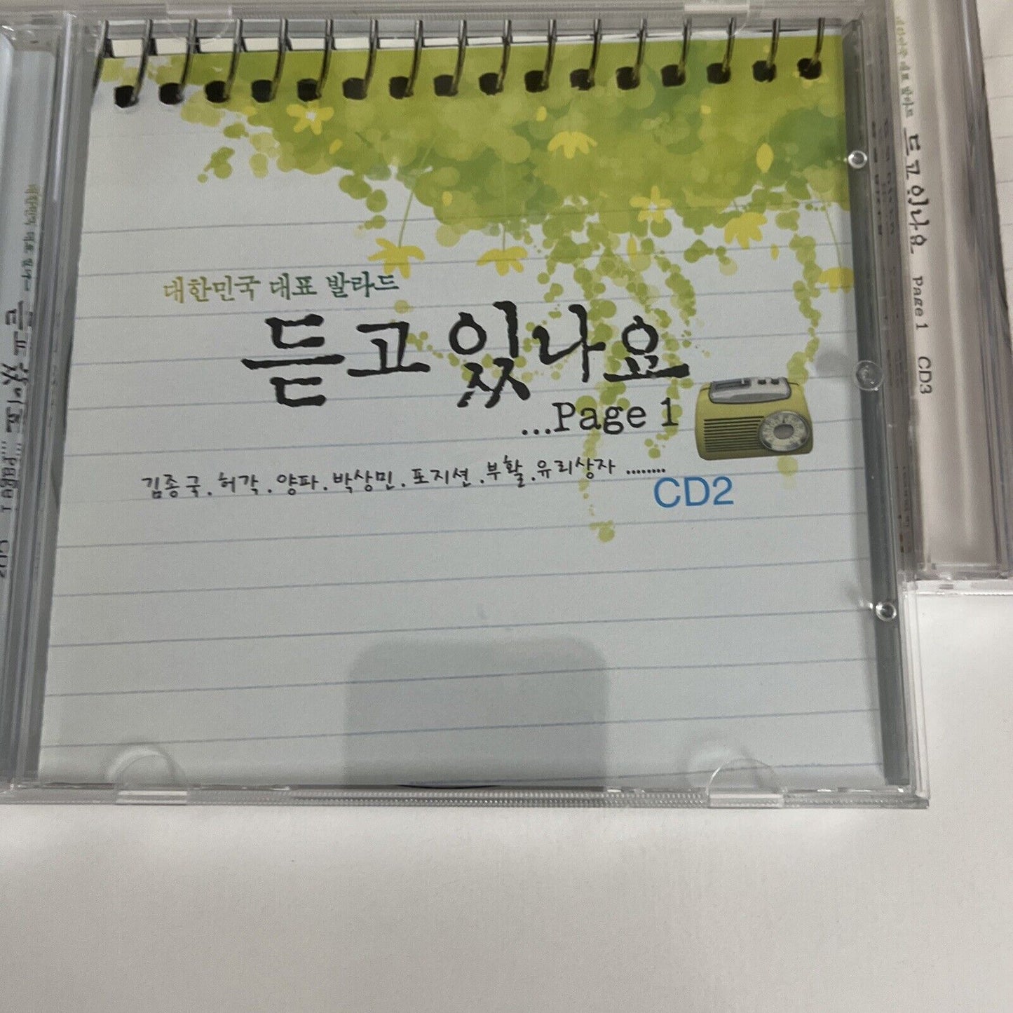 Are you listening PAGE 1 (CD, 2011, 3-Discs) Album Classic Korean K-Pop Ballads