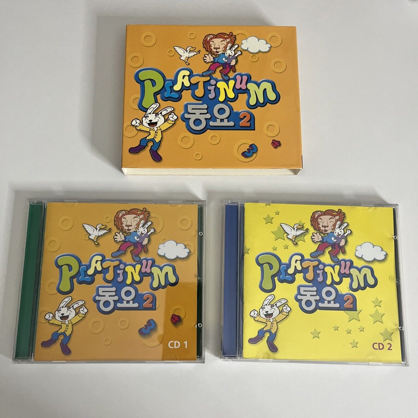Platinum Korean Nursery Rhymes 2 (CD, 2002, 2-Disc Box Set) Album K-Pop