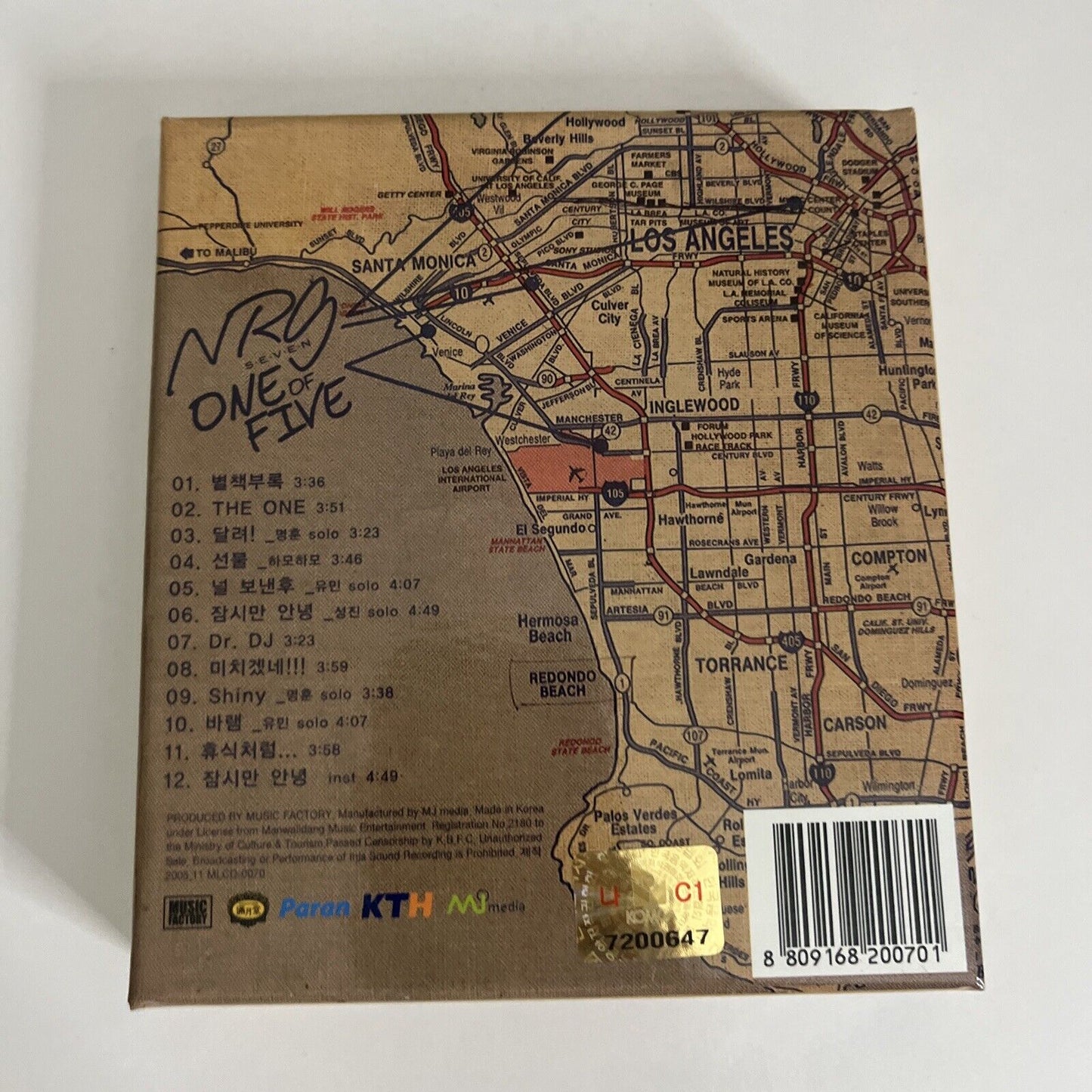 NRG – 7집 One Of Five (CD, 2005) Album + Photobook K-pop Dance-pop