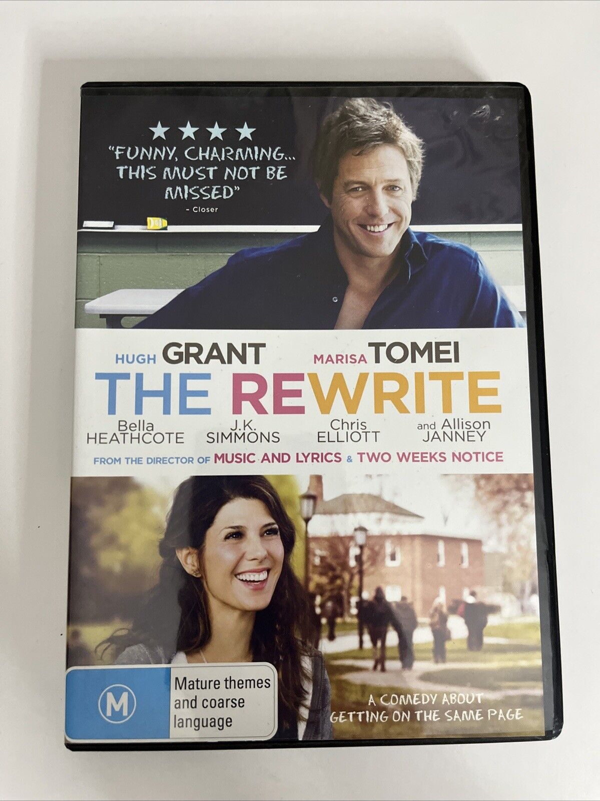 The Rewrite (DVD, 2014) Marisa Tomei, Hugh Grant  Region 4
