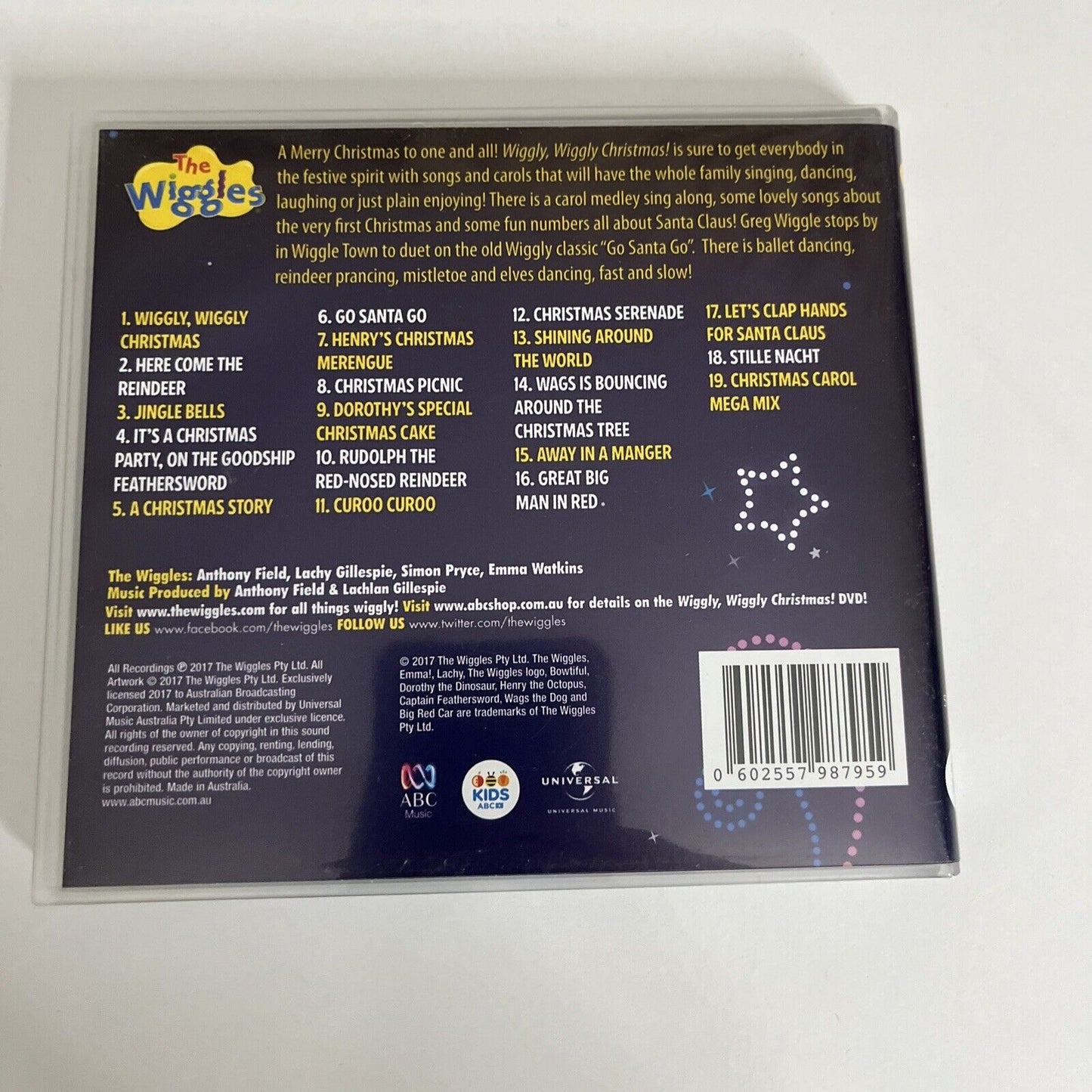 Wiggly, Wiggly Christmas! by The Wiggles (CD, 2017, Universal Music) Album