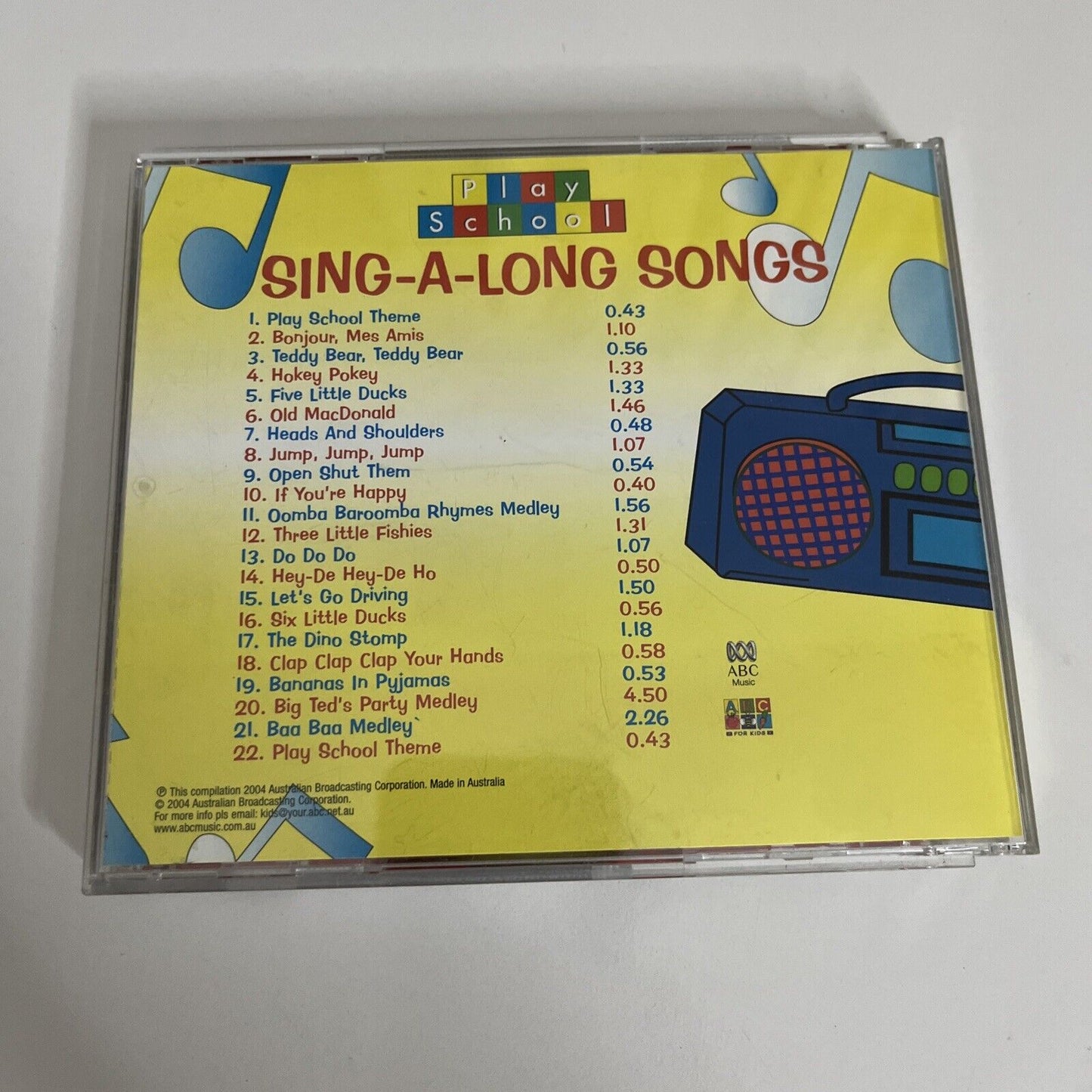 Play School: Sing-A-Long Songs by Play School (CD, 2001) Album
