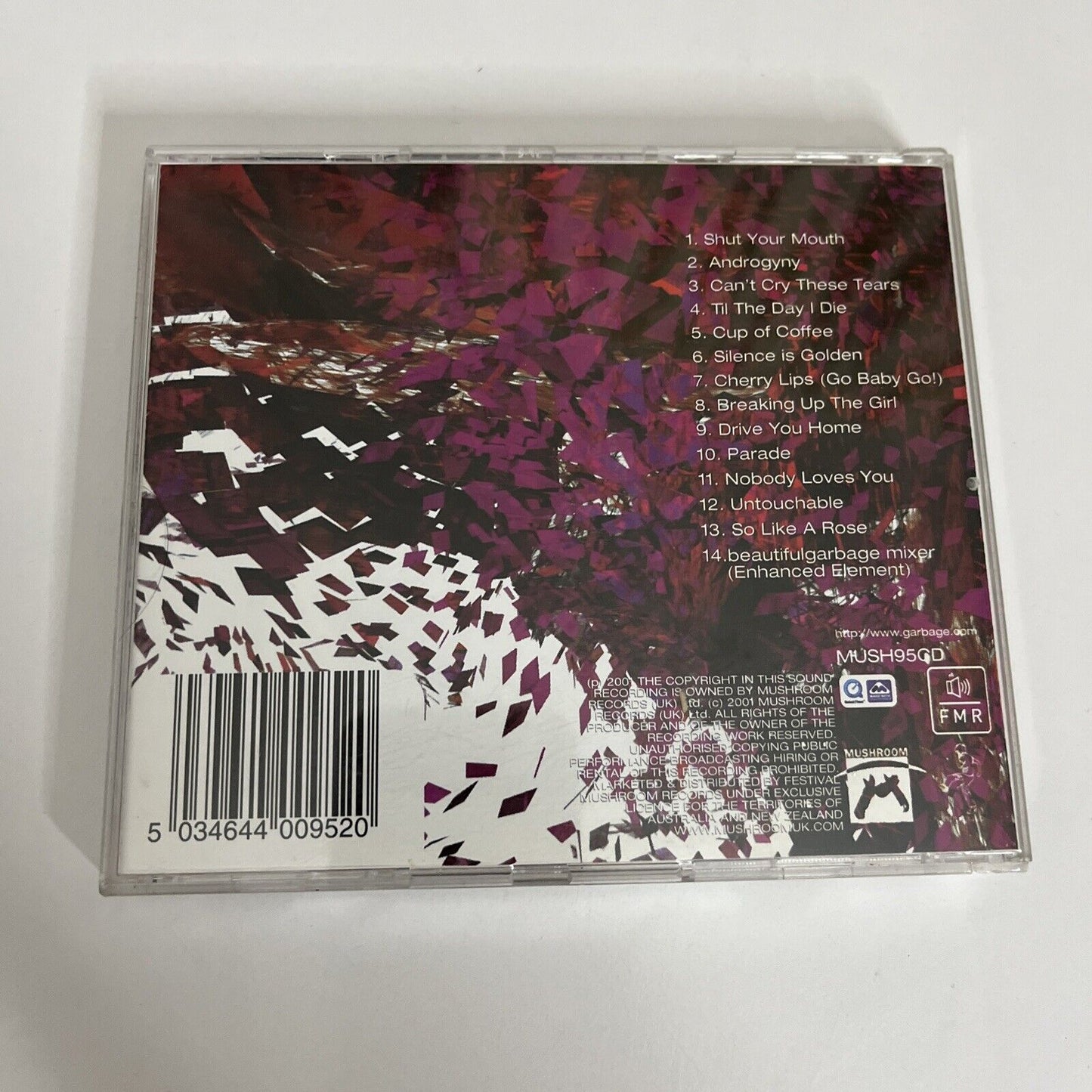 Beautiful Garbage by Garbage (CD, 2001, Enhanced) Album