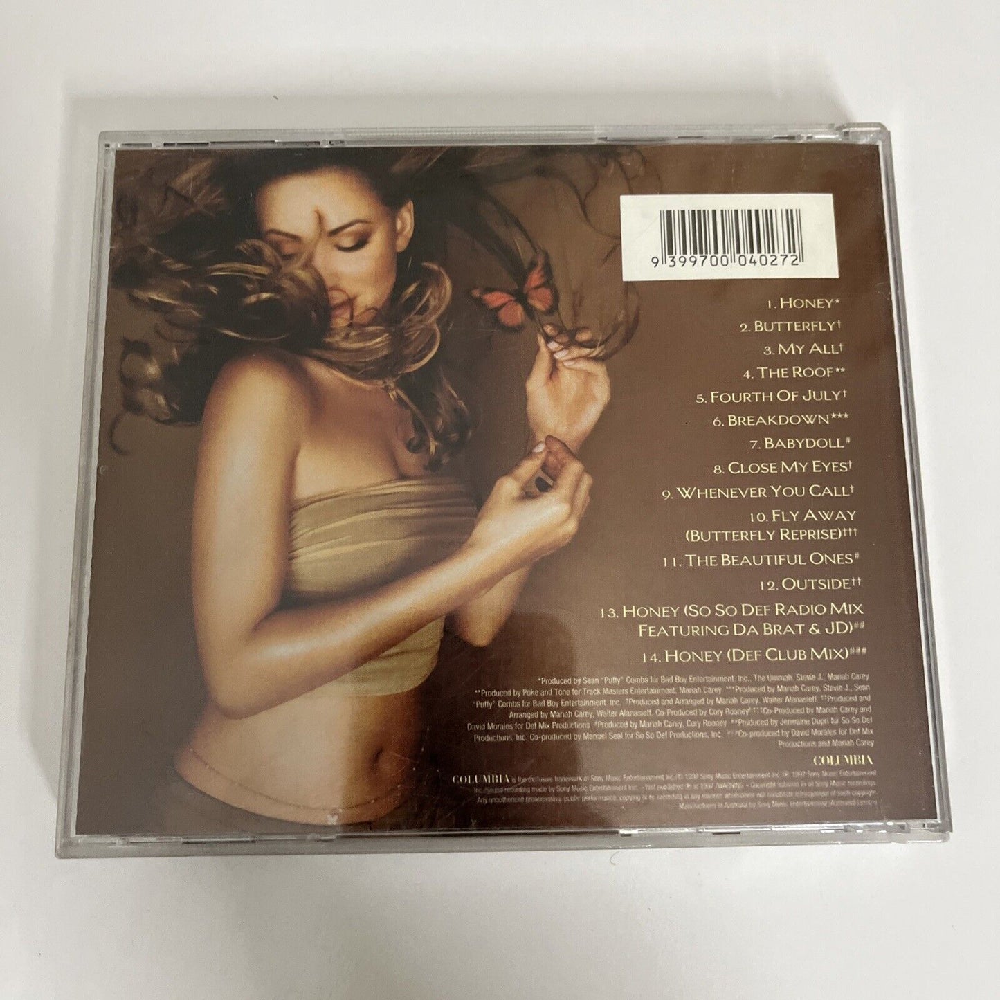 Butterfly by Mariah Carey (CD 1997) Album