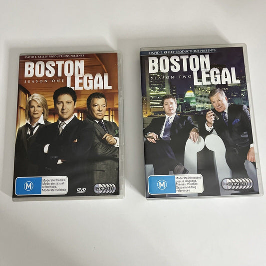 Boston Legal : Season 1 & 2 (DVD, 2004) Region 4