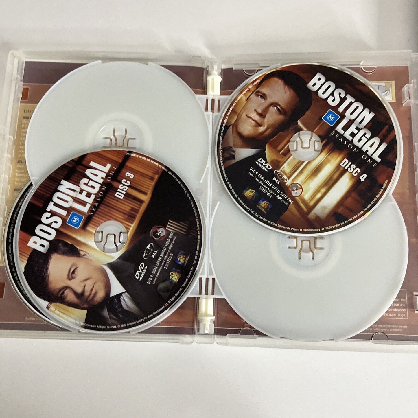 Boston Legal : Season 1 & 2 (DVD, 2004) Region 4