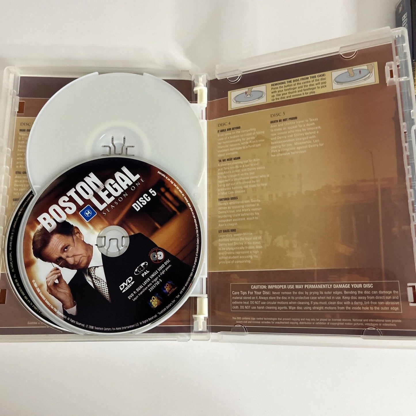 Boston Legal : Season 1 & 2 (DVD, 2004) Region 4