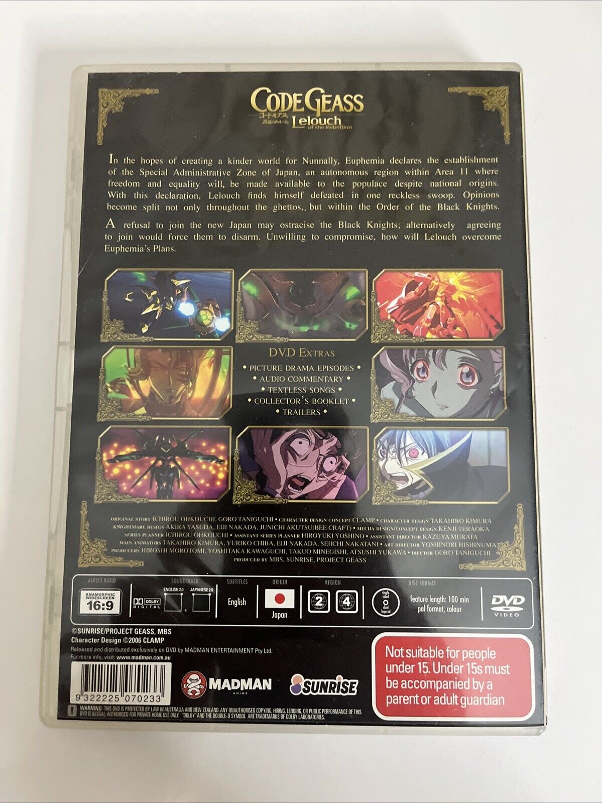 Code Geass Lelouch of the Rebellion : Vol 6 (DVD, 2007)