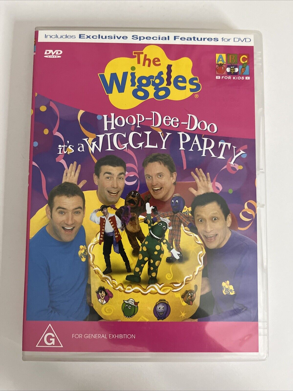 The Wiggles Hoop Dee Doo, It's a Wiggly Party (DVD, 2001) Region 4