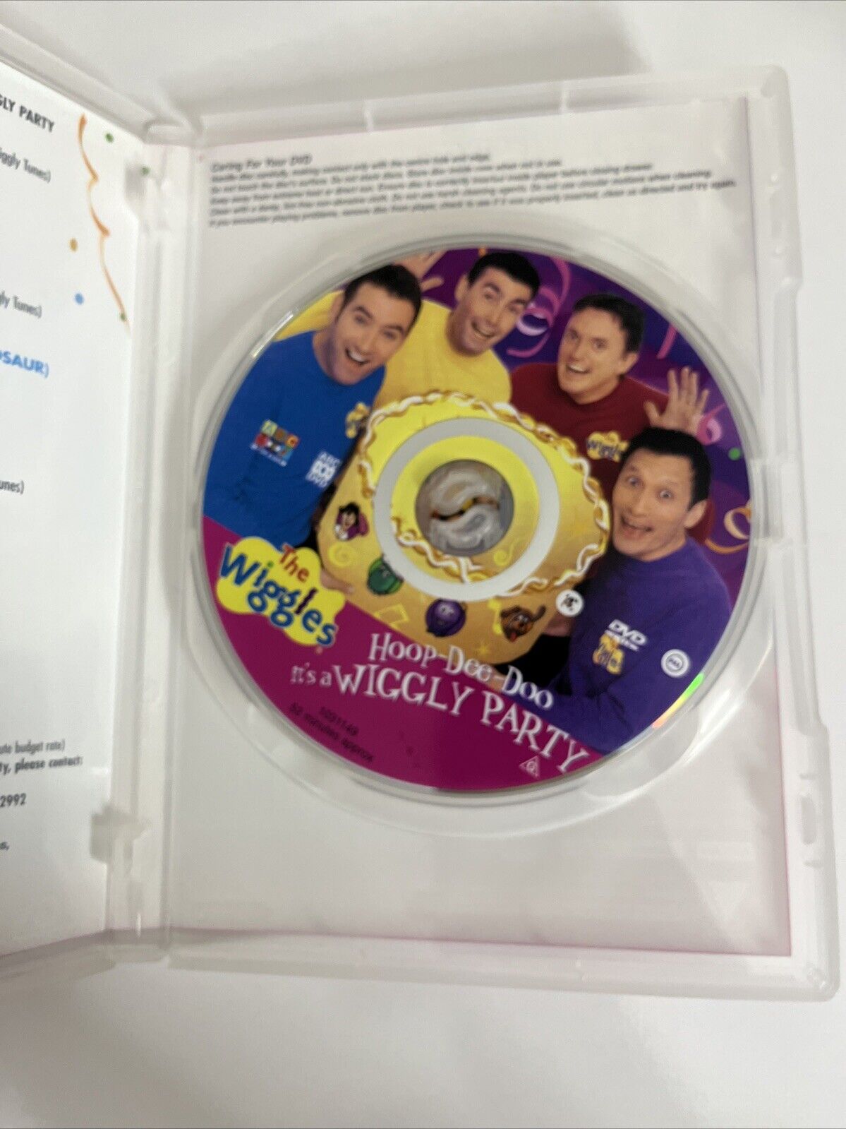 The Wiggles Hoop Dee Doo, It's a Wiggly Party (DVD, 2001) Region 4