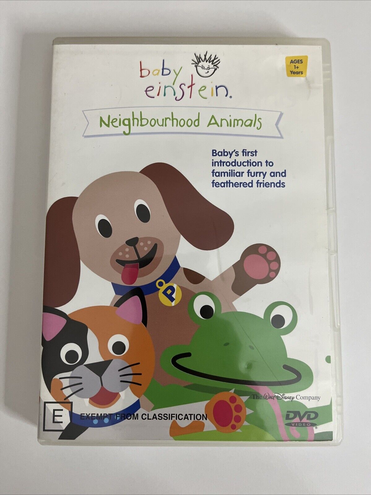 Baby Einstein Neighborhood Animals (DVD, 2004) Early Education Disney All Region