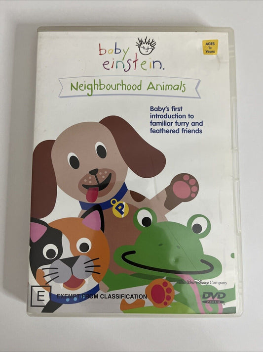 Baby Einstein Neighborhood Animals (DVD, 2004) Early Education Disney All Region