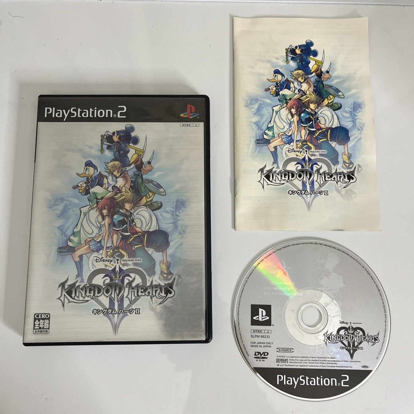 Kingdom Hearts 2  PS2 Sony PlayStation NTSC-J JAPAN Square Enix 2005 Complete
