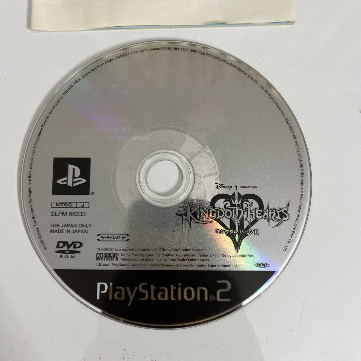 Kingdom Hearts 2  PS2 Sony PlayStation NTSC-J JAPAN Square Enix 2005 Complete