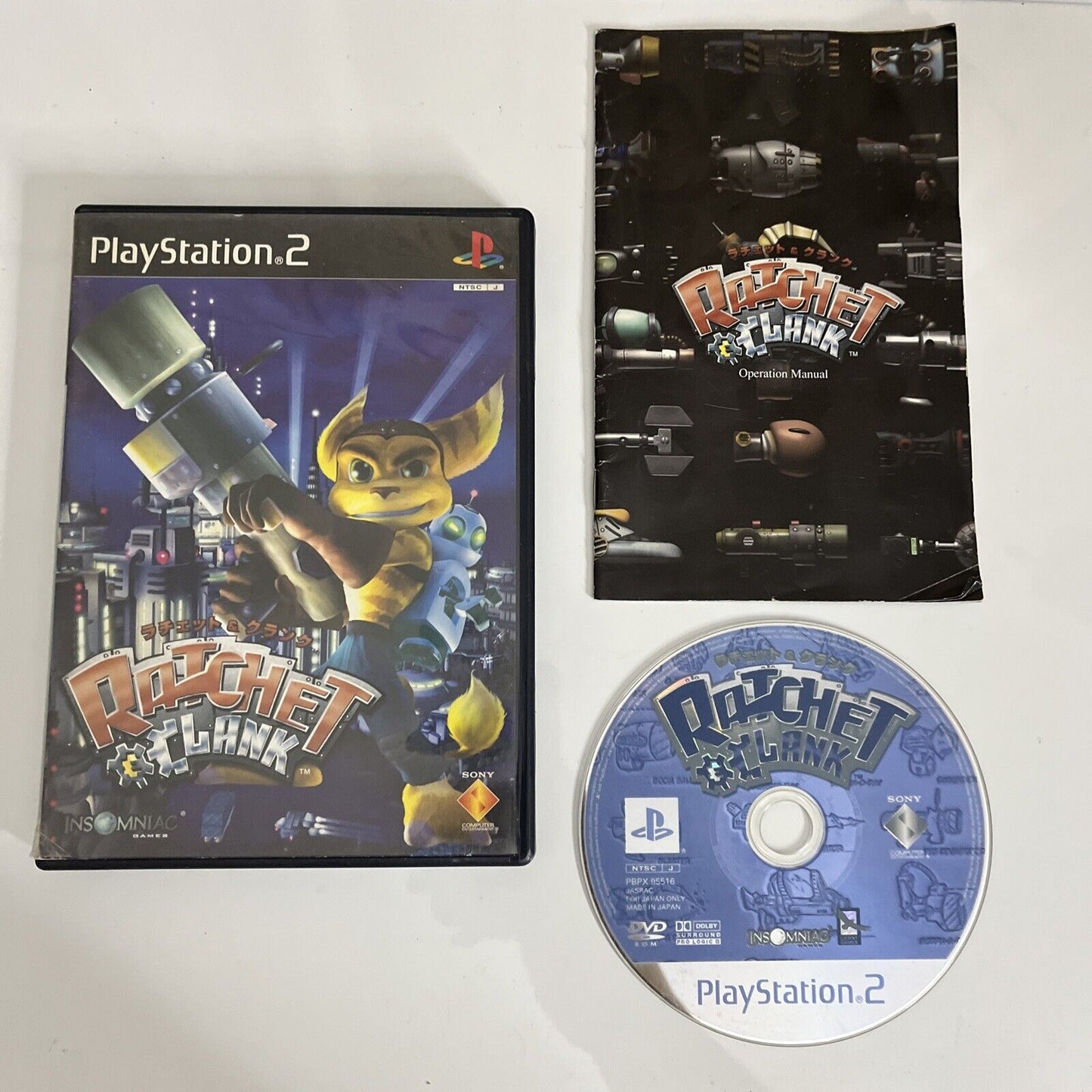 Ratchet & Clank  PS2 Sony PlayStation NTSC-J JAPAN 2005 Game Complete