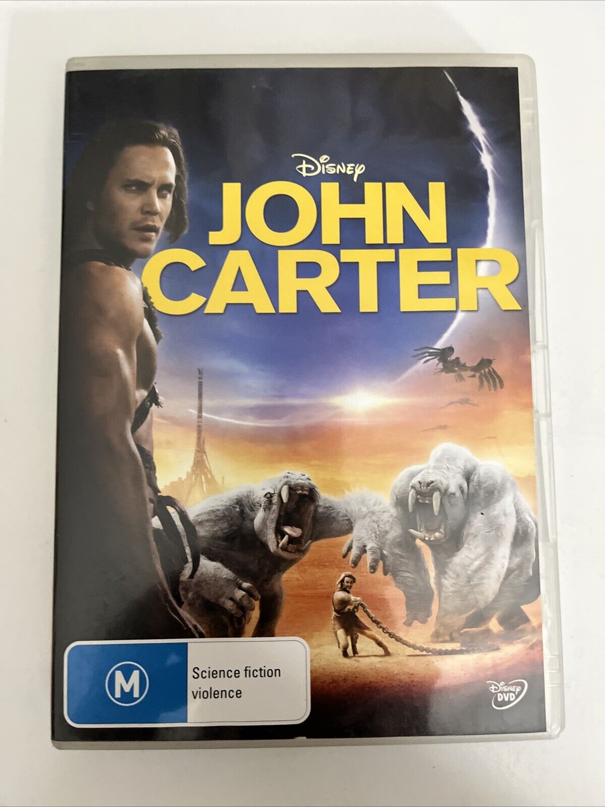 John Carter (DVD, 2012) Taylor Kitsch, Lynn Collins  Disney Film Region 4