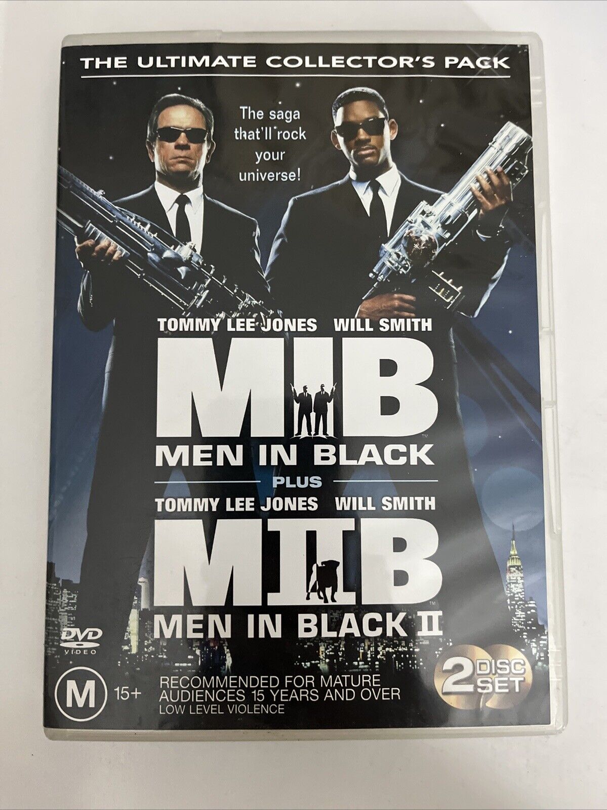 Men in Black / Men in Black II Collector's Edition (DVD, 2002) Region 4