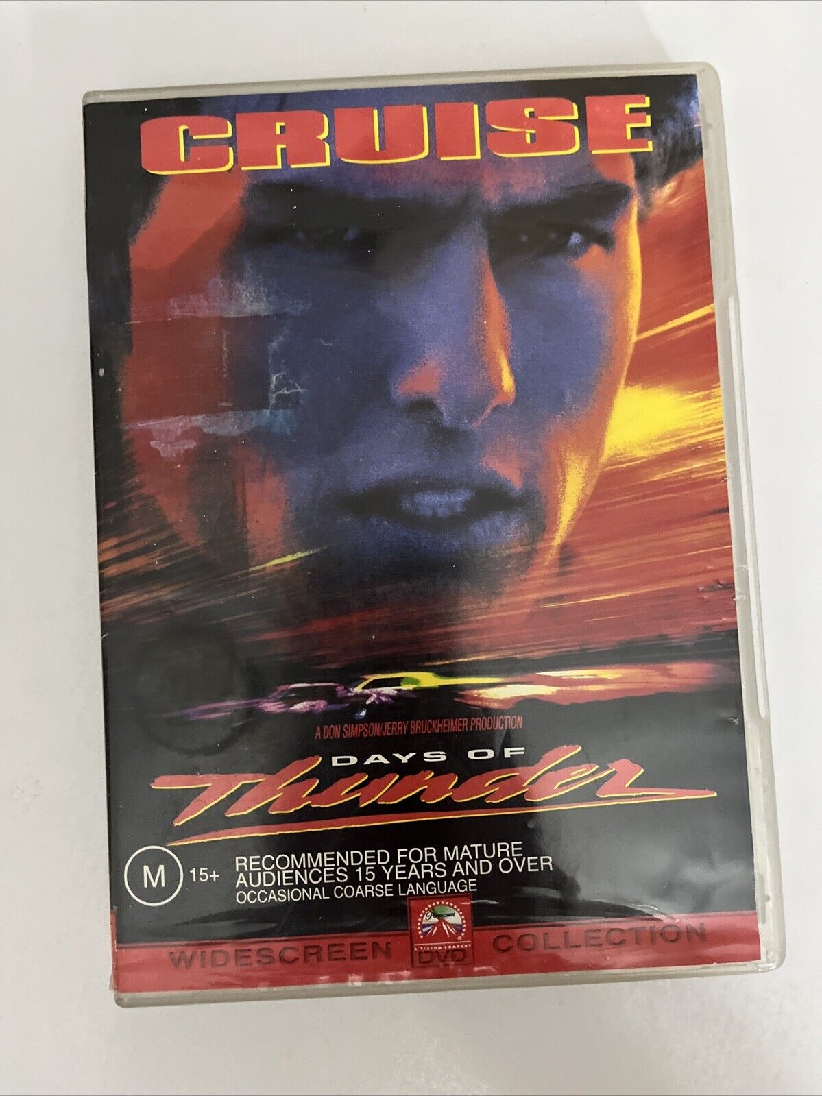 Days of Thunder (DVD, 1990) Nicole Kidman, Tom Cruise  Region 4