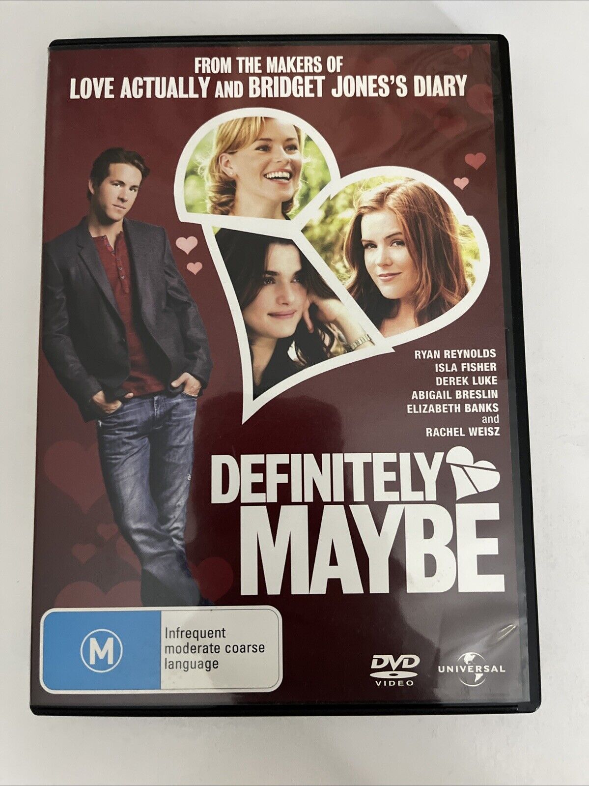 Definitely, Maybe (DVD, 2008) Rachel Weisz, Ryan Reynolds, Isla Fisher Region 4