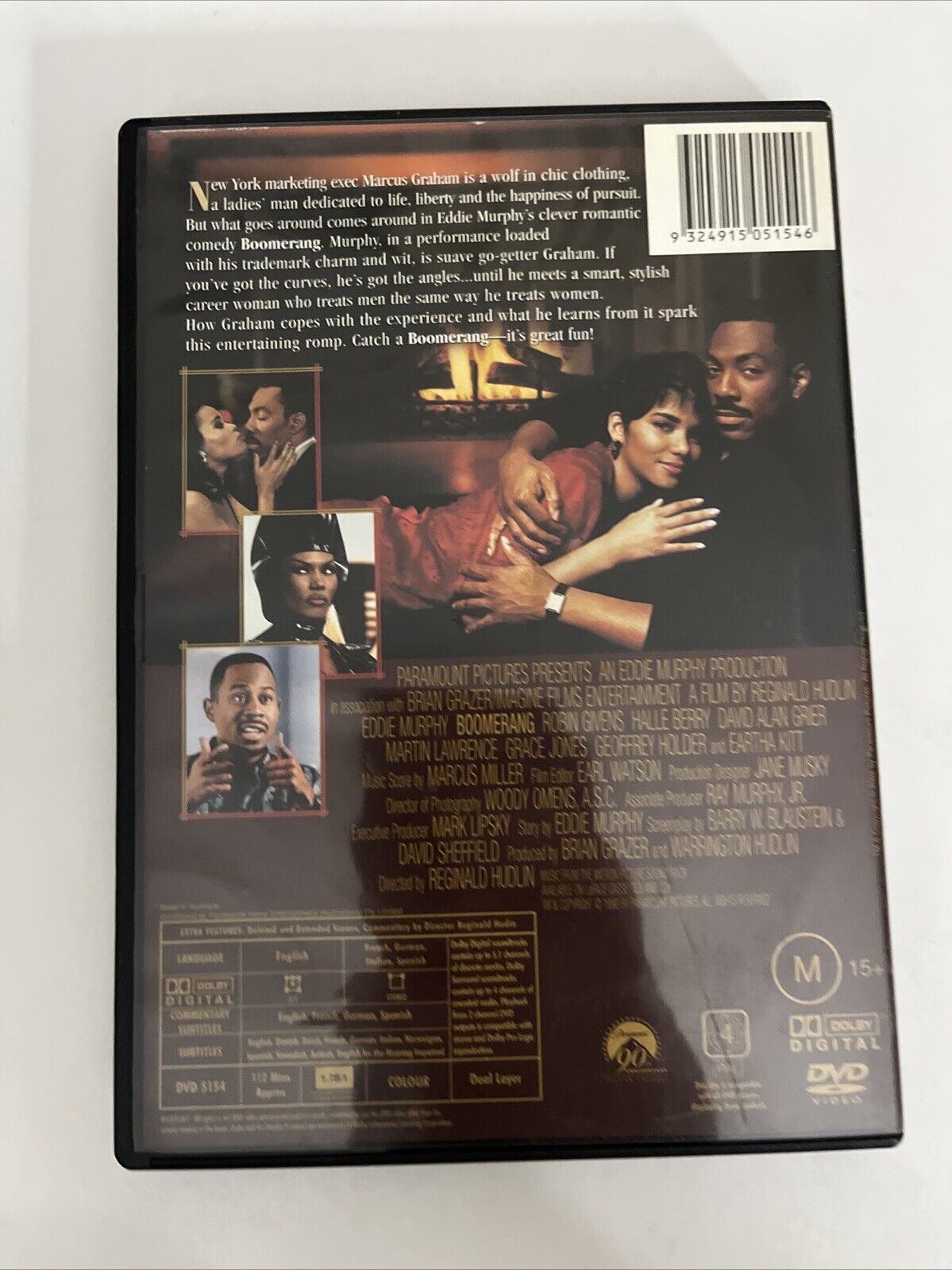 Boomerang (DVD, 1992) Eddie Murphy, Halle Berry, Martin Lawrence  Region 4