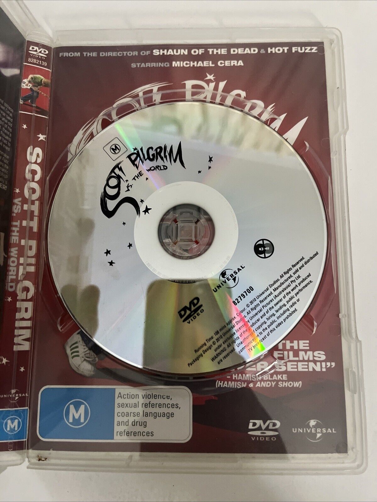 Scott Pilgrim Vs the World (DVD, 2010) Michael Cera  Region 4