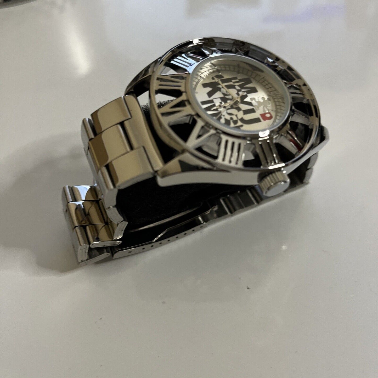 Disney Mickey Mouse Wrist Watch Silver 1020193 NEW