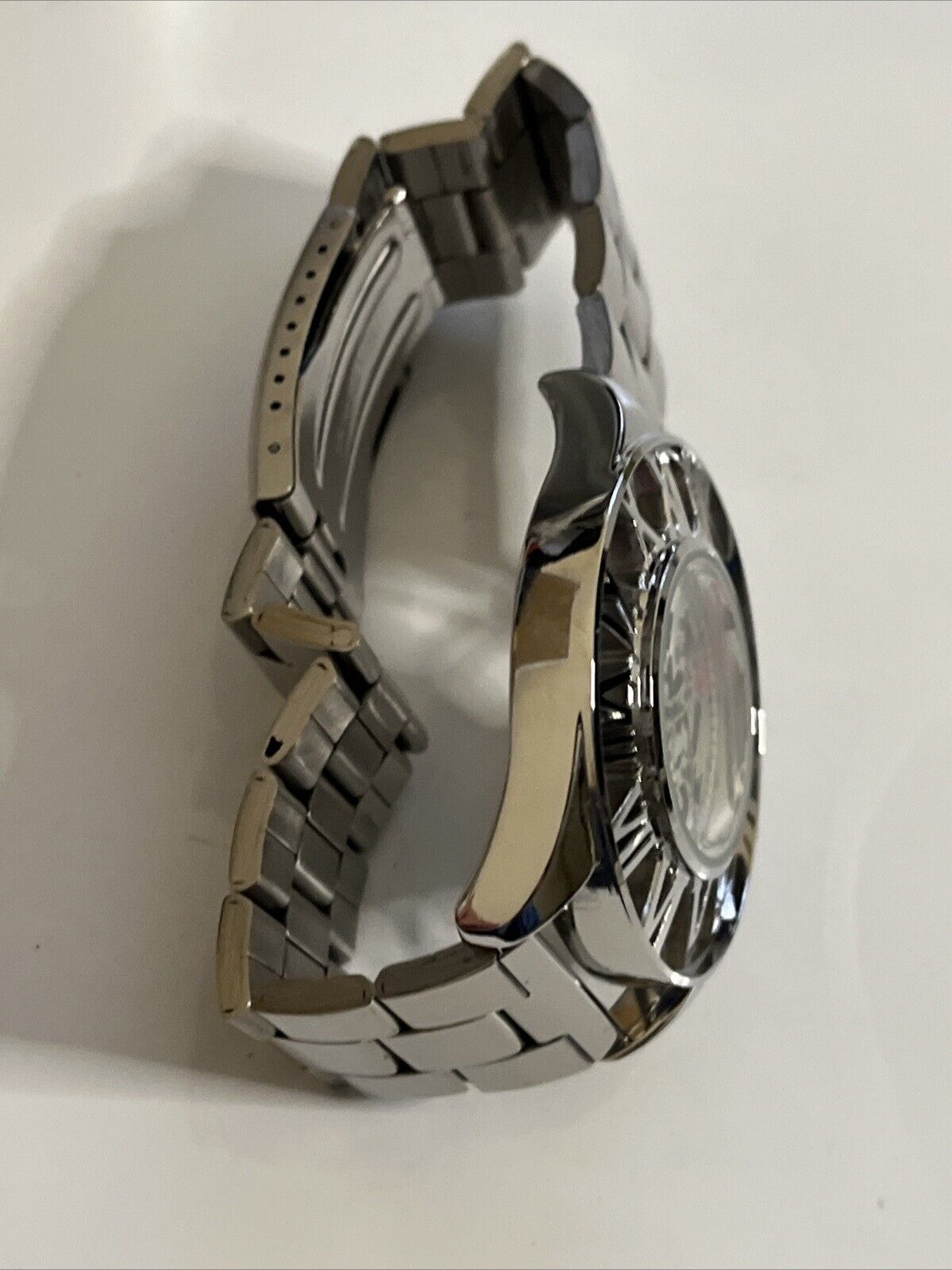 Disney Mickey Mouse Wrist Watch Silver 1020193 NEW