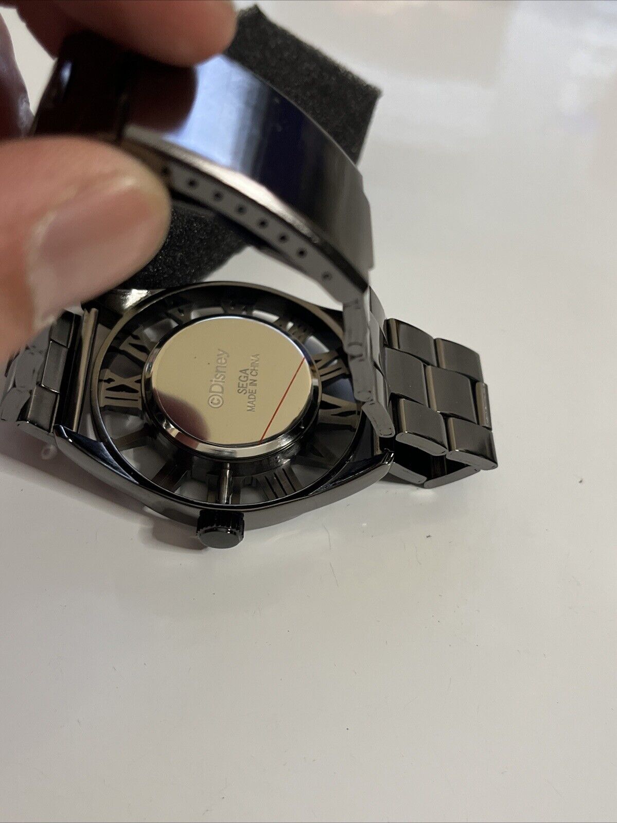 Disney Mickey Mouse Watch Black Silver 1020193  NEW