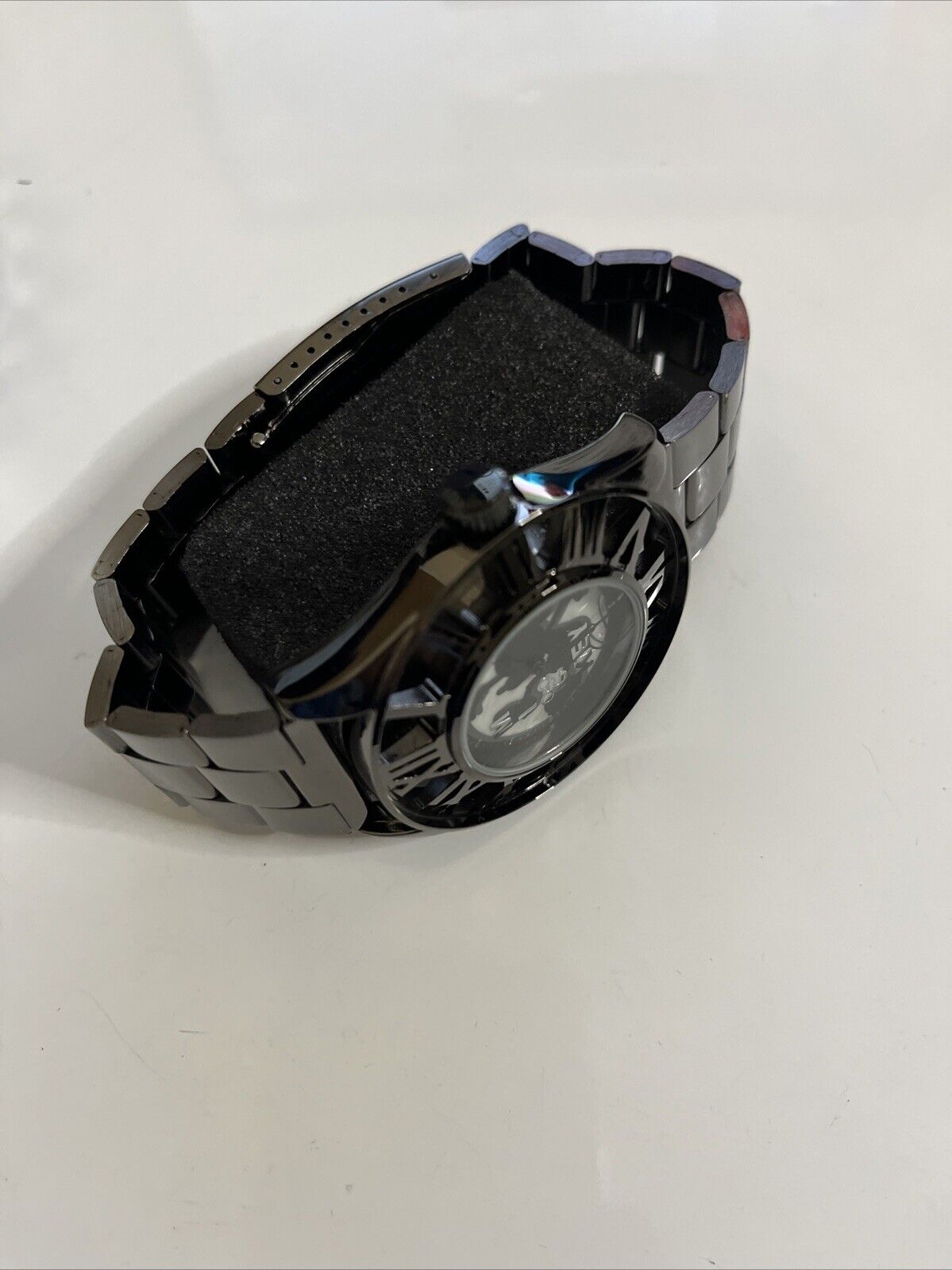 Disney Mickey Mouse Watch Black Silver 1020193  NEW