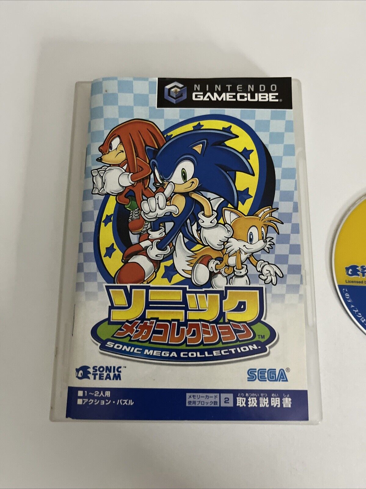 Sonic Mega Collection NGC Nintendo GameCube NTSC-J JAPAN 2002 Sega Game
