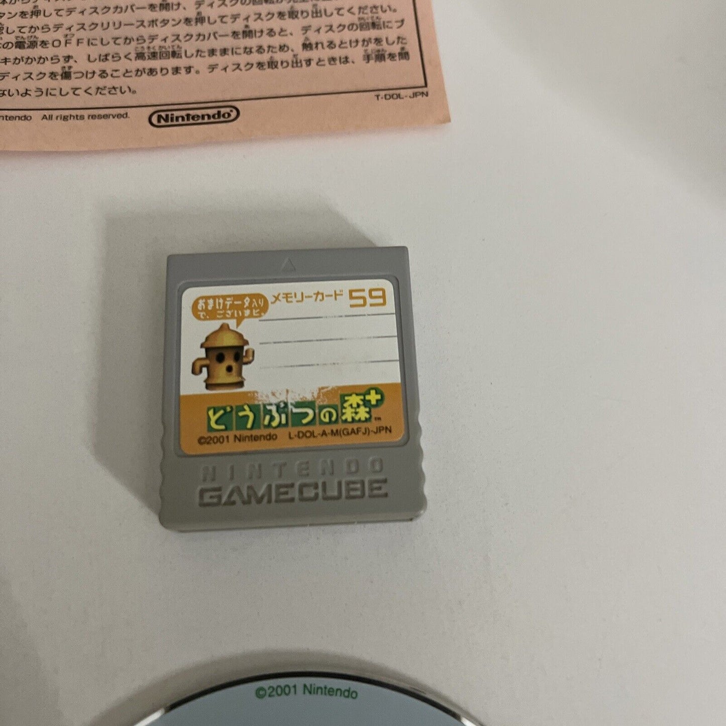 Animal Crossing Plus with Memory Card GC Nintendo GameCube NTSC-J JAPAN Complete