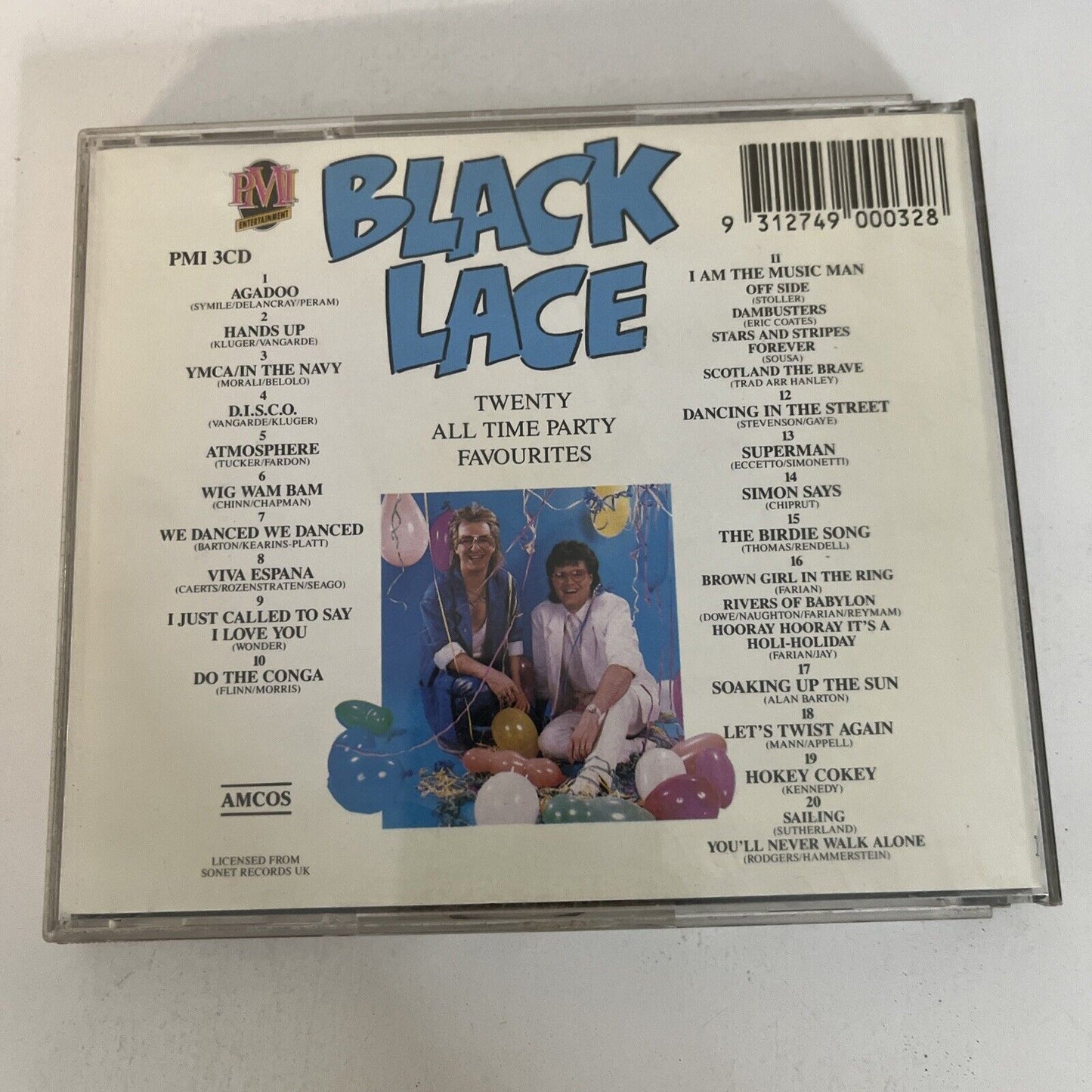 20 All-Time Party Favourites by Black Lace (CD, 1989)