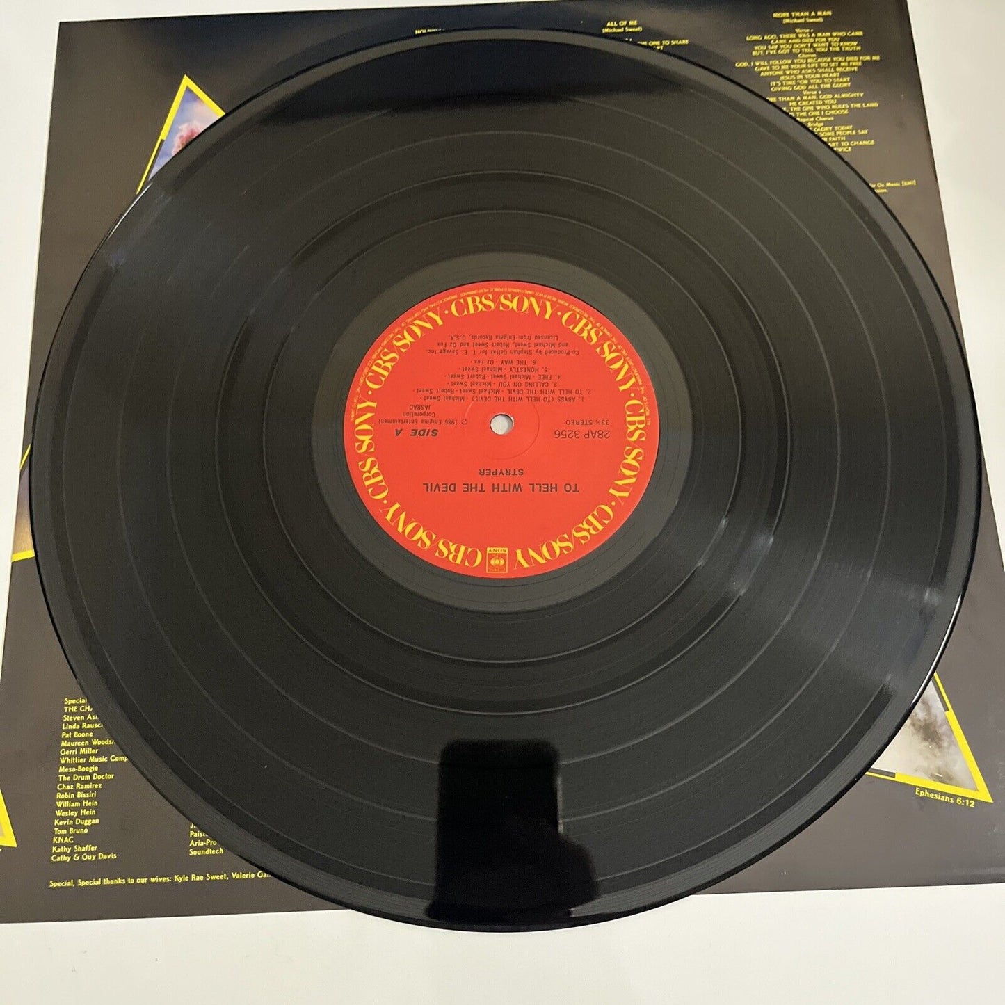 To Hell With The Devil by Stryper 1986 LP Vinyl Record Album