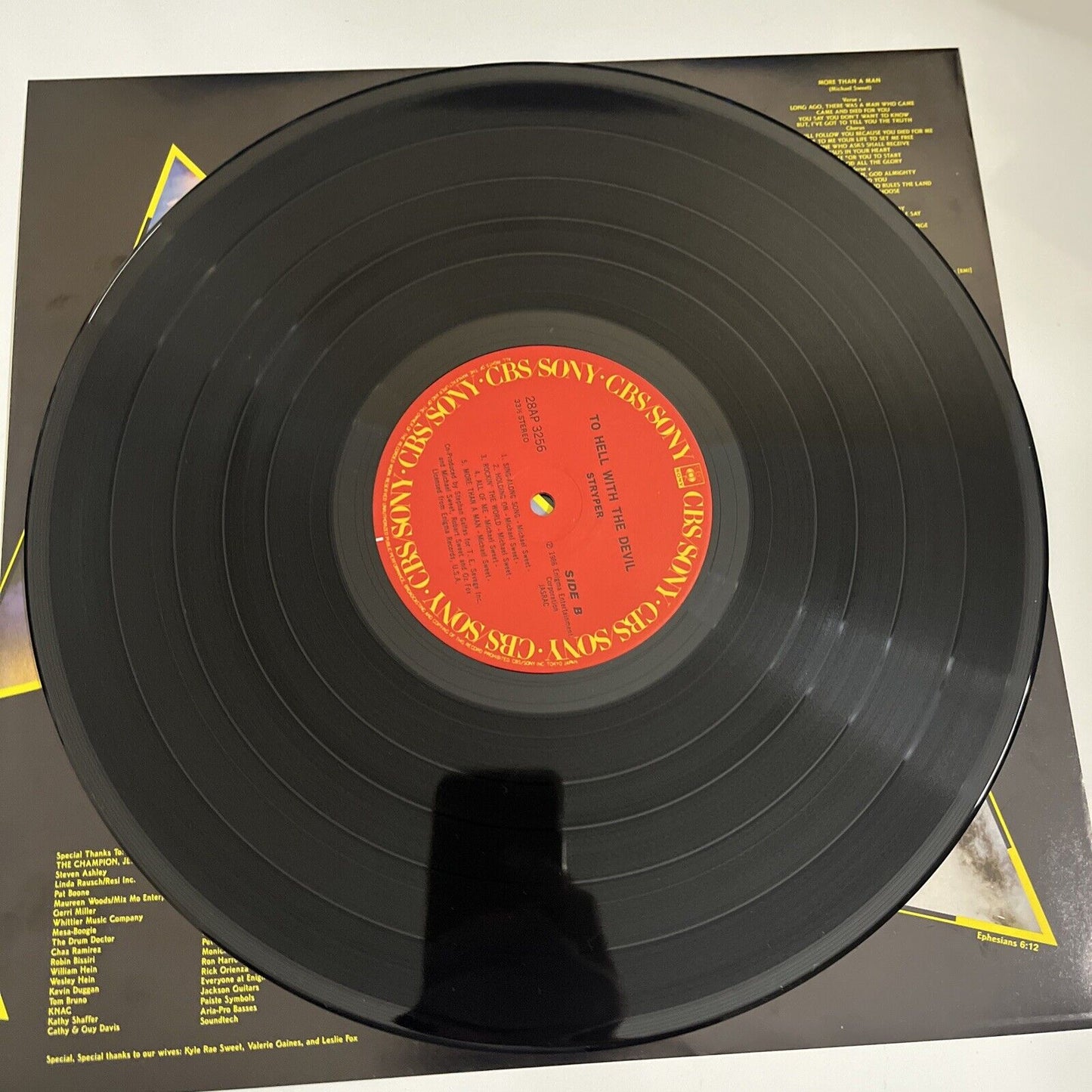 To Hell With The Devil by Stryper 1986 LP Vinyl Record Album