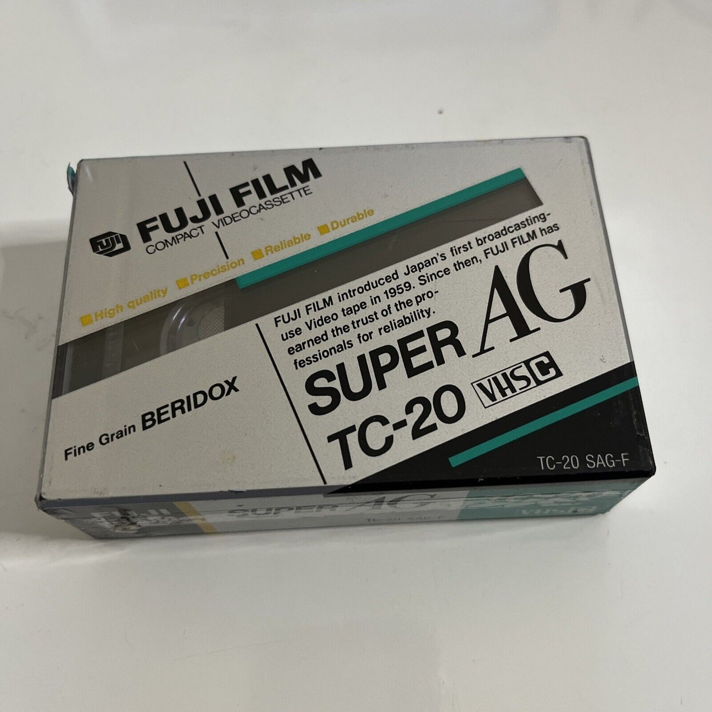 Fujifilm VHS-C Super AG TC-20 20 Minute Video Cassette Made in Japan NEW Sealed