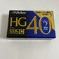 Victor VHS-C HG 40 Minute TC-40 Made in Japan NEW Sealed