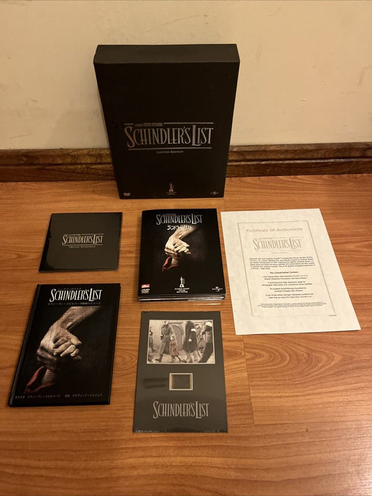 Schindler's List (Limited Edition Box Set, DVD, CD) Includes Film Frame Region 2