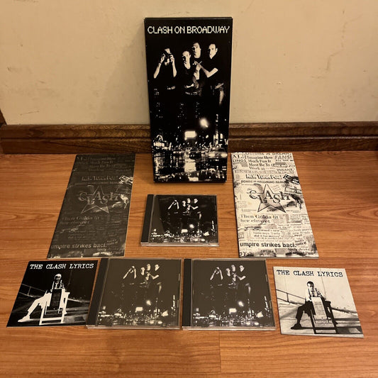 The Clash On Broadway (CD, Limited Edition Box Set, 3-CD, 1992) Booklet Japan