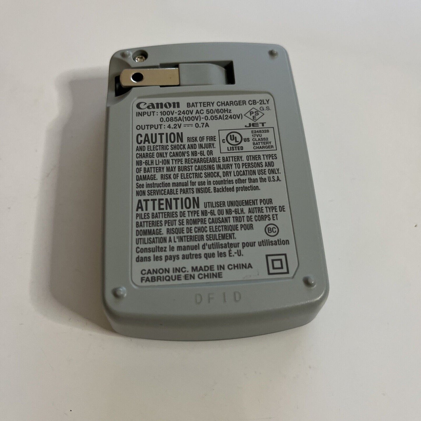 Genuine Canon CB-2LY Battery Charger for Canon NB-6L battery
