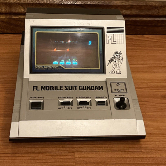 Bandai FL Mobile Suit Gundam Portable Arcade Shooter Game Made Japan Retro 1982