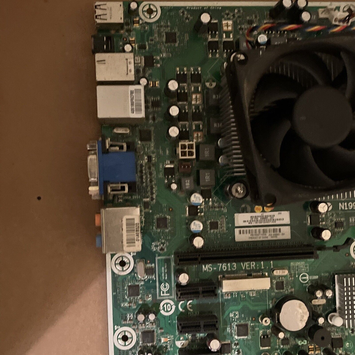 HP MSI MS-7613 Ver1.1 Motherboard ATX Intel CPU i7-860 2.8Ghz 8M/09B608885-001