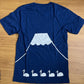UNIQLO Mt Fuji Nippon Japan Omiyage Tshirt Blue XS